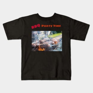 Barbecue Party Time Kids T-Shirt